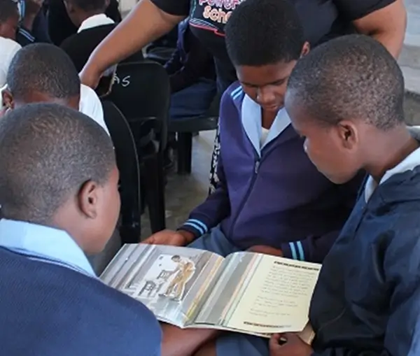 School Boys reading